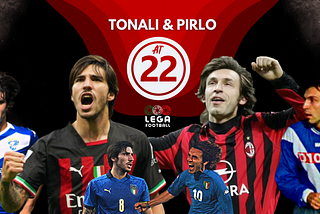 Tonali vs Pirlo at 22