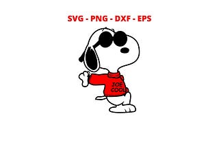 Snoopy Peanuts Filled + Outline SVG | Cricut, Cut File, Digital File - Instant Download Snoopy SVG - cupcake toppers, tshirt, clipart