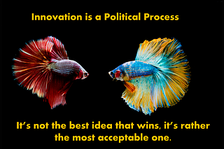 Innovation is a Political Process