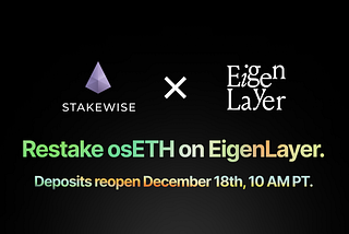 Restake osETH On EigenLayer — How To Do It and What To Expect