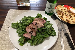 A 15-minute Cast Iron Pan Dinner