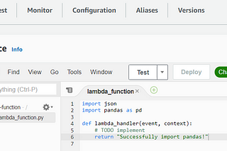 Create an AWS Lambda Layer for Python Runtime