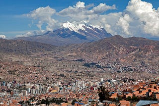 At La Paz, Bolivia … “World’s Highest Capital City”