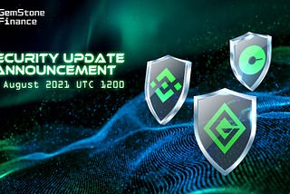 Announcement! GEFI Security Update
