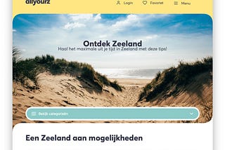 Jouw Zeeland boek je op allyourz