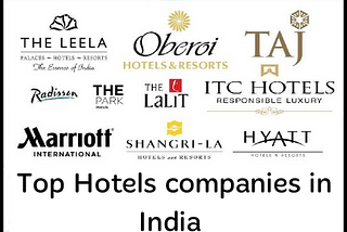 Top Hotels, Resorts and Cruise line companies (Market cap) 
01 Indian hotels company limited
02…