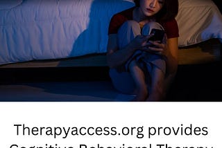 Cognitive Behavioral Therapy Online Usa | Therapyaccess.org