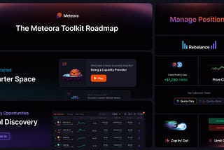 The Meteora Toolkit Roadmap