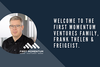 Big News: Germany’s most famous investor FRANK THELEN joins the FIRST MOMENTUM movement!