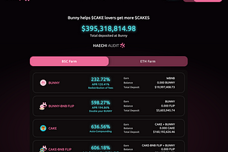 How to maximize your passive income on Binance Smart Chain using Pancakebunny & Yieldwatch?