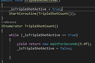 Day 13 of my Developer Journey: Tripleshot powerup implementation