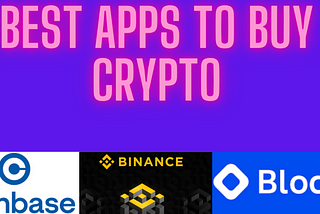 Best apps to buy crypto image