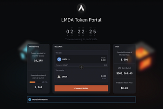 Introducing the $LMDA token