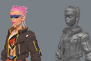 Tip of the Brush — Cyberpunk Speed Sculpt