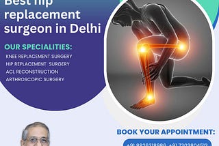 Best hip replacement surgeon in Delhi | Dr Sanjay Gupta