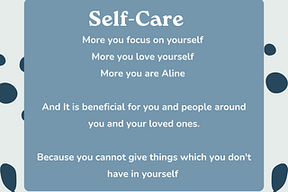 What is self-care and why is it important