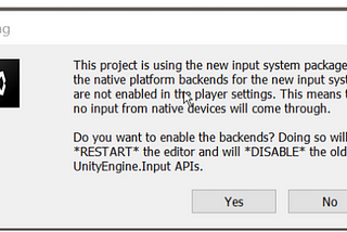 Setup New Unity Input System