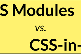 My journey from CSS Modules to CSS-in-JS