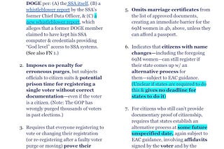 I read the Trump-backed “Save America Act” so you don’t have to. Here is my 8-point summary.
