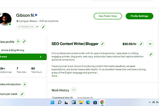Making My First $3000+ Writing On Upwork And What I have Learned
