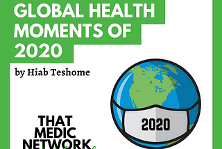 Top 5 Great Global Health Moments of 2020