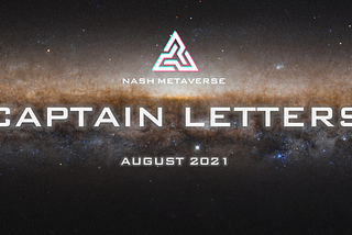 Captain Letters | August 2021