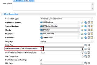 How to make sure the BusinessWorks Plugin for SAP Solutions always reconnects to the SAP server…