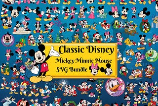 Christmas Mickey Clipart Bundle svg, xmas cartoon sublimation, PNG file for Christmas Mouse bundle, Classic Mickey svg, SVG Bundle Layered