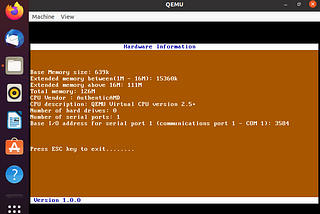 Simple Operating System — ROMA_OS