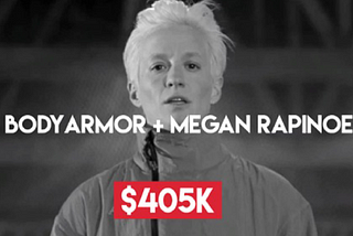 Rapinoe Sponsorship Scores Big For BODYARMOR