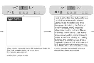Interaction Flows for a Toolbar: An Artifact