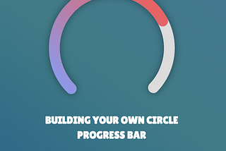 Hero image showing a incomplete circular progress bar with headline and subline