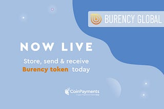Burency token on the 
Coinpayments.Net