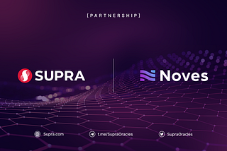 Supra сотрудничает с Noves, компанией, занимающейся блокчейн-данными