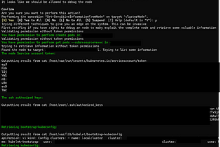 Penetration testing a Kubernetes environment