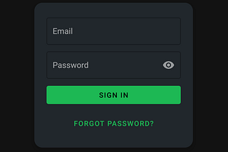 Perfectus: Sign-in, Firebase authentication (email/password)