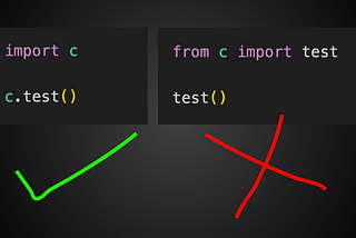 Why I Prefer “import x” Over “from x import y”