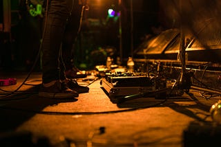 Guitar pedal board
