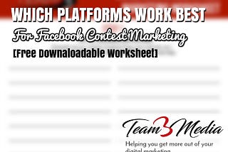 Which Platforms Work Best for Facebook Contest Marketing?