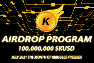 KRINGLES FINANCE IS LAUNCHING THE FIRST AIRDROP PROGRAM
