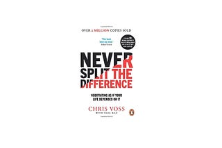 Never Split the Difference- 20 things I learnt