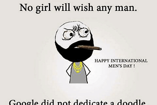 On International Men’s Day