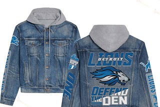 Step into the world of Detroit Lions football with stylish fashion collection at Bicherri