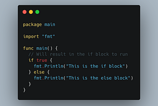 Go — If/Else, Switch, and For loop