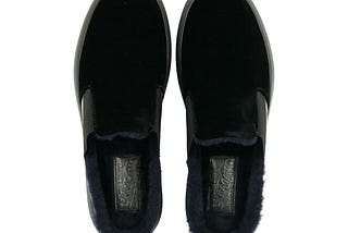 Douglas velvet fur slippers