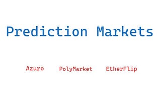 Prediction Markets
