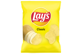 A bag of potato chips