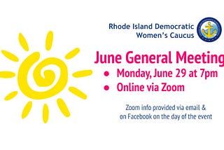 June General Caucus Meeting — Mon, Jun 29 ant 7pm