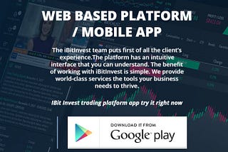 iBitinvest dedicated customer success agent will assist you right when you need it