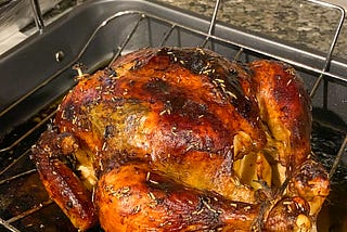 Maple butter and rosemary roasted chicken recipe